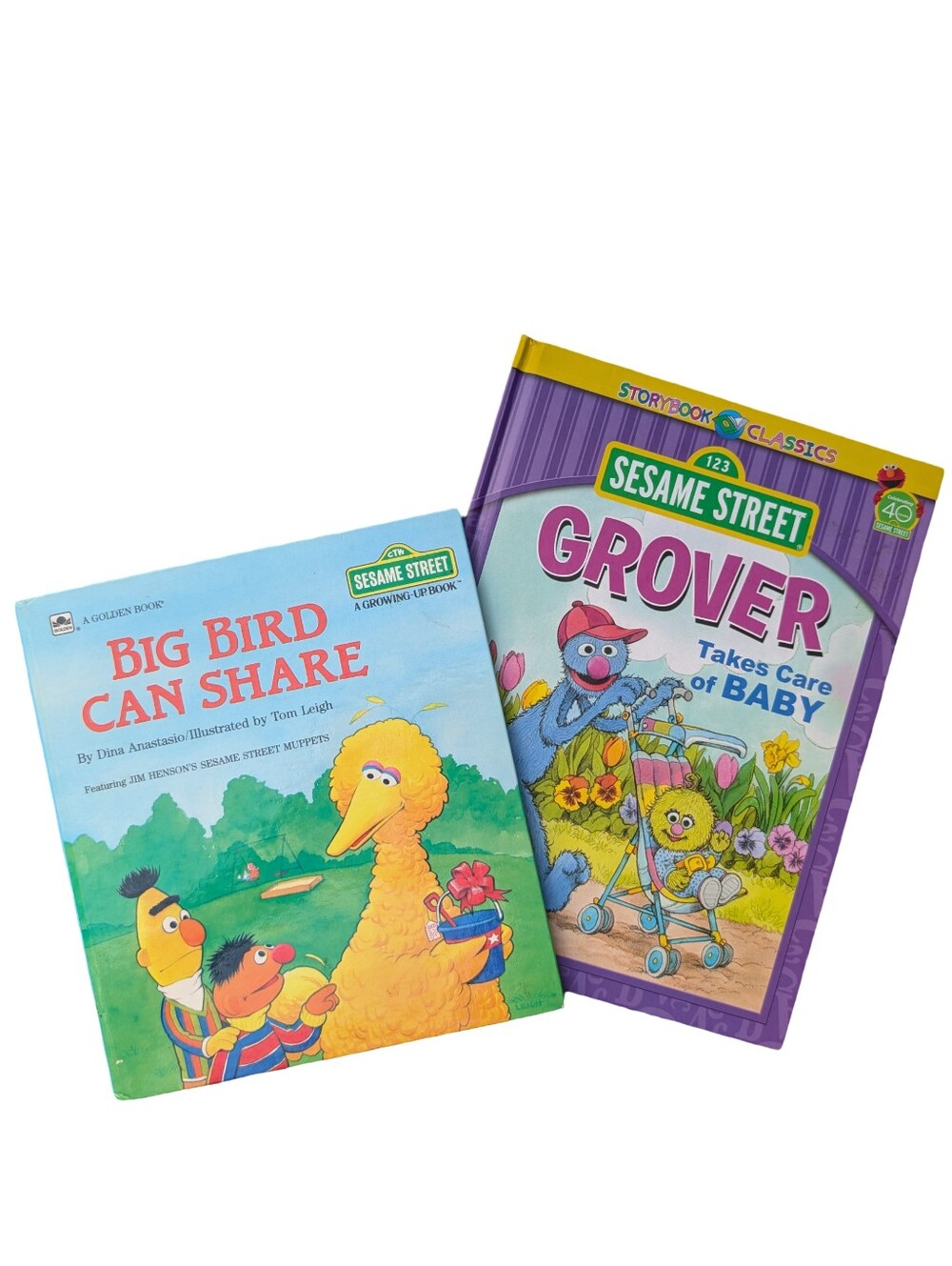 Vintage Sesame Street Book Lot - Excellent Condition Vintage Books
